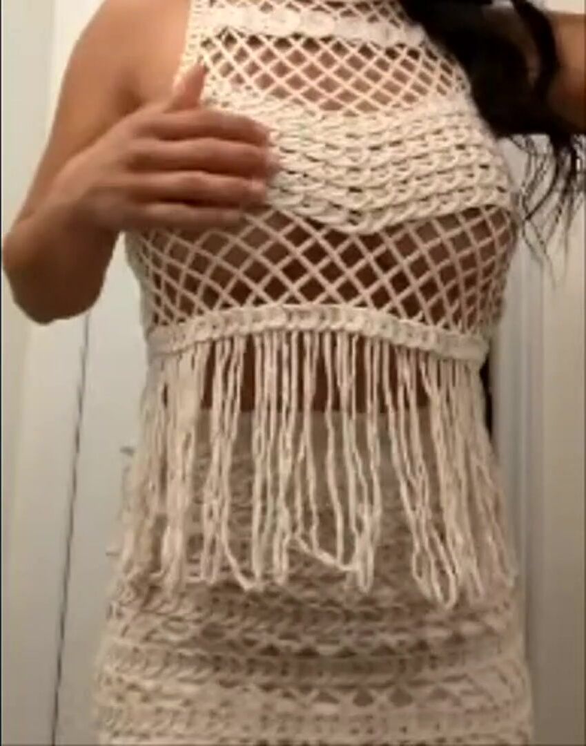 Wish I didn't have to wear a bra out under this today