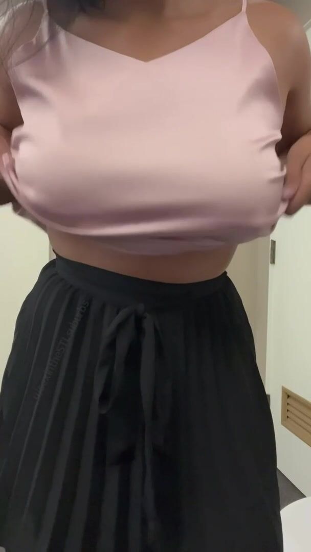 It’s been too hot wear a bra in the office