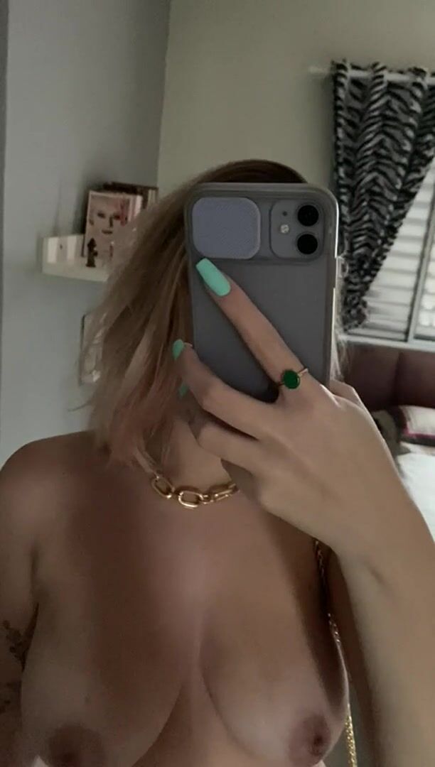 I don't need clothes, the only thing I need is your cum over my body