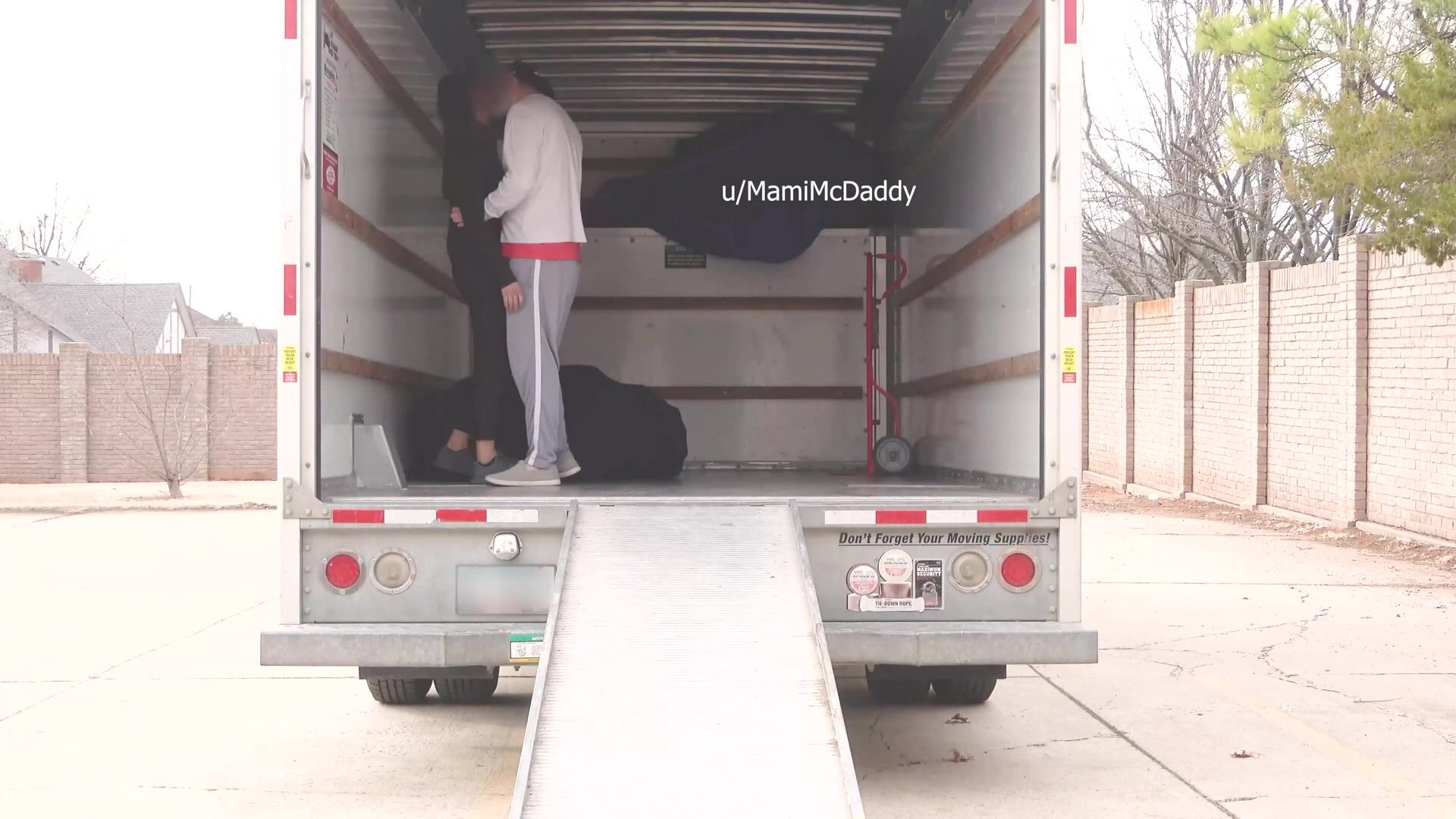 Showing the mover my appreciation for all his help